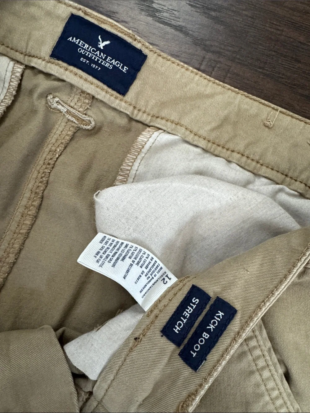 American Eagle Kick Boot Stretch Trousers